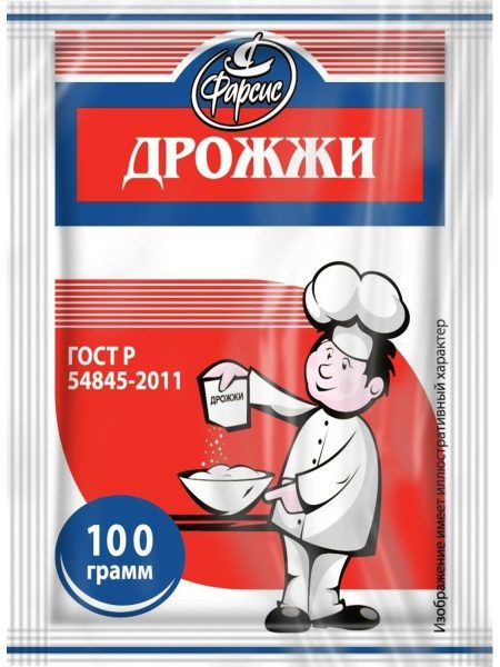 Дрожжи ФАРСИС 100г 1/40
