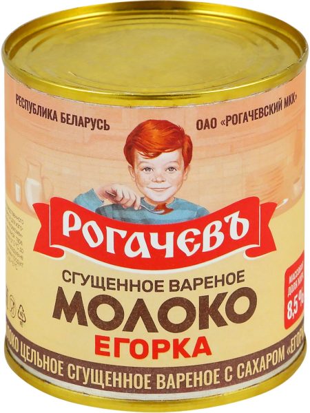 Молоко вареное сгущенное ЕГОРКА 360г 8,5% ж/б 1/30