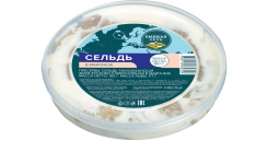 Сельдь филе кусочки РЫБНАЯ СЕТЬ Матье в майонезе пл/б 0,18кг 1/15