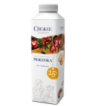 Ряженка СВЕЖЕЕ ЗАВТРА 2,5% 0,5кг TT Midi 1/6