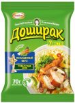 Лапша б/п ДОШИРАК курица брикет 70г 1/48
