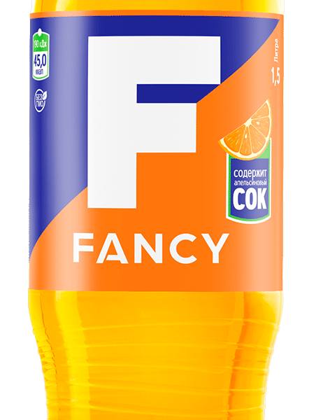 Напиток Fancy (тип фанта) сильногаз. ПЭТ 1,5л 1/6