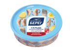 Сельдь филе кусочки БАЛТИЙСКИЙ БЕРЕГ По-Царски в масле ароматная пл/б 0,4кг 1/6