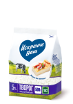Творог ИСКРЕННЕ ВАШ 5% пакет 500г 1/6