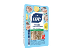 Сельдь филе БАЛТИЙСКИЙ БЕРЕГ По-Царски в масле с укропом SRP 0,4кг 1/6