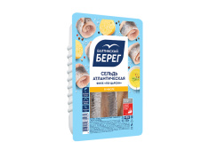 Сельдь филе БАЛТИЙСКИЙ БЕРЕГ По-Царски в масле SRP 0,4кг 1/6
