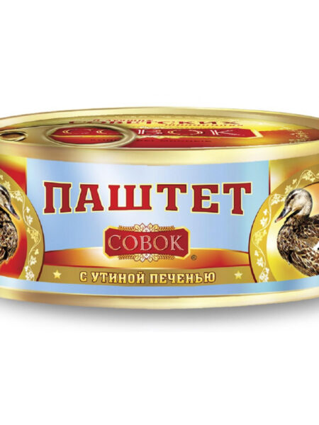 Паштет СОВОК УТИНЫЙ 105г 1/12