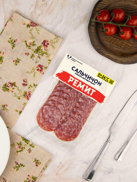 Нарезка Колбаса с/к РЕМИТ Сальчичон 70г 1/10