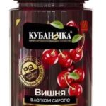 Фрукты КУБАНОЧКА Вишня в сиропе ст/б 520г 1/12