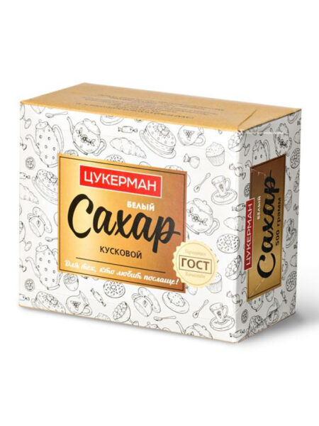 Сахар-рафинад ЦУКЕРМАН 500г 1/30
