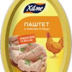 Паштет HAME с мясом птицы ал/б 105г 1/16