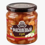 Суп СЕМИЛУКСКАЯ ТРАПЕЗА Фасолевый ст/б 460г 1/8