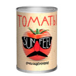 Томаты SUNFEEL очищ. в с/с ж/б 400г 1/24
