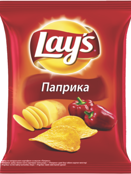 Чипсы картофельные LAY`S Паприка 70г 1/25