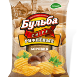 Чипсы картофельные БУЛЬБА Боровик рифл 75г 1/25