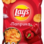 Чипсы картофельные LAY`S Паприка 140г 1/19