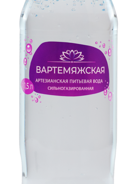 Вода ВАРТЕМЯЖСКАЯ ГАЗ ПЭТ 1,5л 1/6