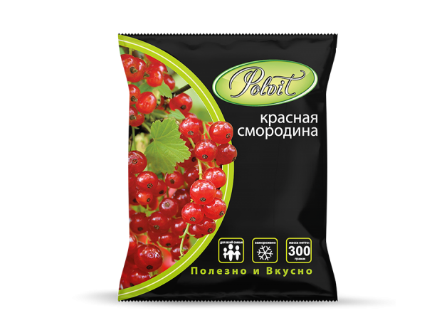 Красная смородина POLVIT зам п/п 0,3кг 1/24 Красная смородина POLVIT зам п/п 0,3кг 1/24
