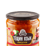 Закуска овощная СЕМИЛУКСКАЯ ТРАПЕЗА Тещин Язык ст/б 460г 1/8