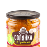 Закуска овощная СЕМИЛУКСКАЯ ТРАПЕЗА Солянка из свеж.капусты с грибами ст/б 460г 1/8