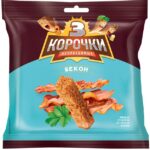 Сухарики 3 КОРОЧКИ ржаные Бекон 40г 1/60