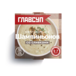 Суп-пюре ГЛАВСУП из шампиньонов со сливками зам 250г 1/12 АКЦИЯ!!!