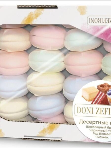 Зефир "Десертные вкусы" ассорти (1кг) КФ Нева