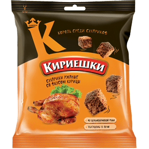 Сухарики КИРИЕШКИ Курица 40г 1/60