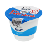 Сметана СНЕЖОК 20% 180г п/ст 1/12