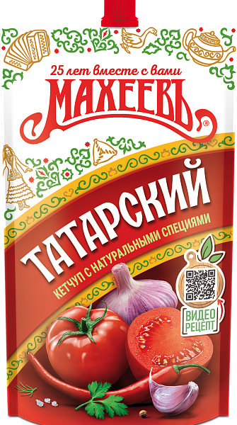 Кетчуп МАХЕЕВ Татарский дой-пак 300г 1/16
