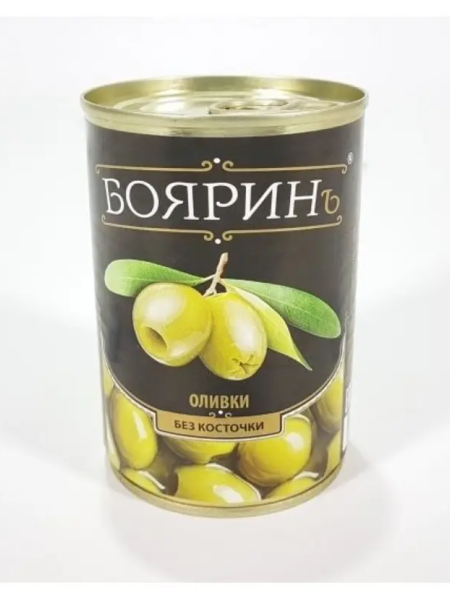 Оливки БОЯРИН б/к ж/б 300мл 1/12