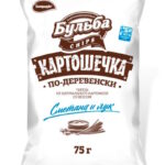 Чипсы картофельные БУЛЬБА Картошечка-по дерев Сметана и лук 75г 1/16