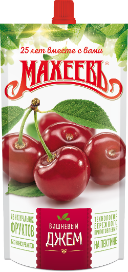 Джем МАХЕЕВ вишня д/п 400г 1/14