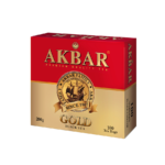 Чай АКБАР GOLD (золото) 100пак с/я 1/6