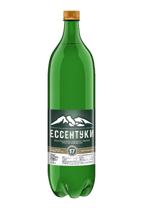 Вода леч стол ЕССЕНТУКИ №17 ГАЗ ПЭТ 1,5л 1/6