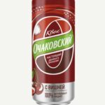 Квас ОЧАКОВСКИЙ Вишня а/банка 0,45л 1/24