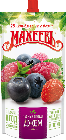 Джем МАХЕЕВ лесные ягоды д/п 400г 1/14