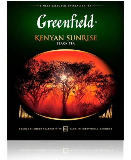 Чай ГРИНФИЛД Kenyan Sunrise 100пак 1/9