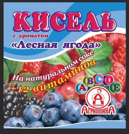 Кисель АГРИППИНА лесная ягода 220г 1/30 Кисель АГРИППИНА лесная ягода 220г 1/30