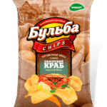 Чипсы картофельные БУЛЬБА Краб 75г 1/25