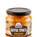 Закуска овощная СЕМИЛУКСКАЯ ТРАПЕЗА Завтрак туриста(перец,морк,лук,томат) ст/б 460г 1/8