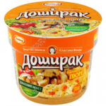 Пюре б/п ДОШИРАК со вкусом грибов стакан 40г 1/24