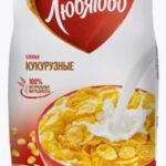 Хлопья кукурузные ЛЮБЯТОВО 300г 1/12