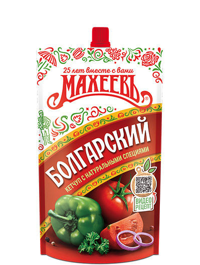 Кетчуп МАХЕЕВ Болгарский дой-пак 300г 1/16