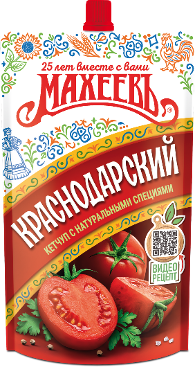 Кетчуп МАХЕЕВ Краснодаский дой-пак 300г 1/16