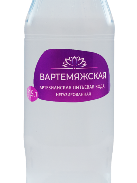 Вода ВАРТЕМЯЖСКАЯ НЕГАЗ ПЭТ 1,5л 1/6