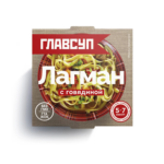 Суп ГЛАВСУП Лагман с говядиной зам 250г 1/12