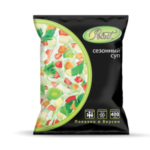 Смесь Сезонный суп POLVIT зам п/п 0,4кг 1/20 (карт.,морк.,томат,лук,капуста,перец,зелень)