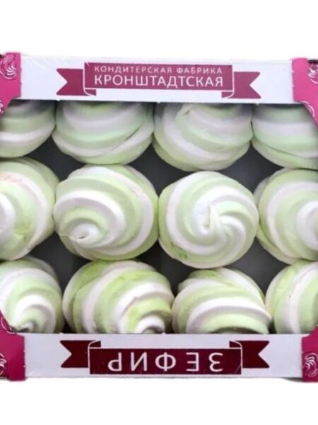Зефир "Зефиркино Счастье" мятно-сливочный вкус (500г) Кронштадская КФ