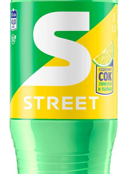 Напиток Street (тип Спрайт) сильногаз. ПЭТ 1,5л 1/6